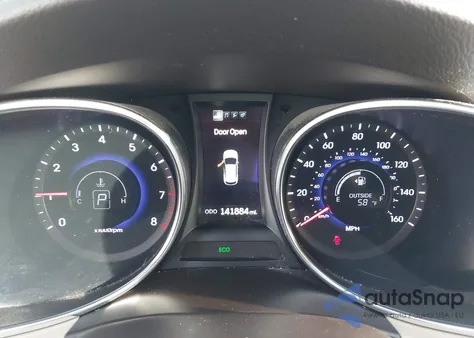 2013 Hyundai Santa Fe Sport 2.0T from USA, damaged, VIN 5XYZU3LA0DG117837